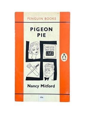 PIGEON PIE, Nancy Mitford 1961 Penguin Paperback, First Edition British Classics
